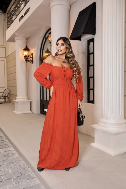 Vestido longo tay day sales