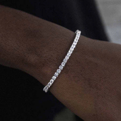 Pulsera Tennis Plata s925 3MM - tienda online