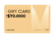 Mirana GIFT CARD - GOLD