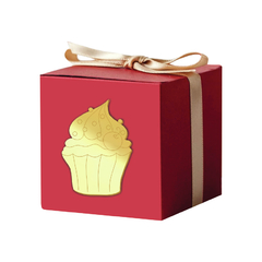 Aplique em acrílico espelhado Cupcake - (ap-162) Kit 10 unid - comprar online