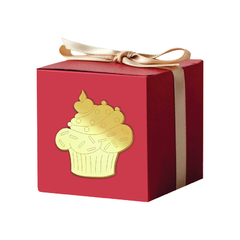 Aplique em acrílico espelhado Cupcake - (ap-163) Kit 10 unid - comprar online