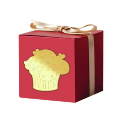 Aplique em acrílico espelhado Cupcake - (ap-159) Kit 10 unid - comprar online