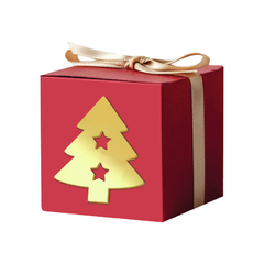 Aplique em acrílico Arvore de Natal com estrelas- kit com 10 unid - comprar online