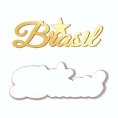 Nome Brasil com Placa Reforço Escrita Padrão 5 Unidades BRASIL - comprar online