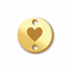 Tag Coração em Acrílico Formato redondo 1,2 cm (Pequeno) - comprar online