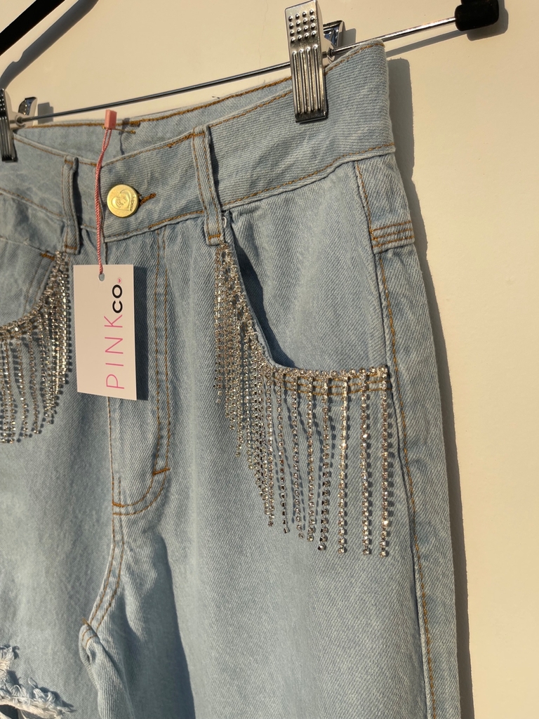 Cal a jeans strass Catarina Comprar em Pink co