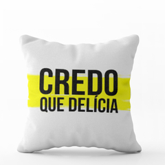 Almofada Divertida Credo Que Delicia