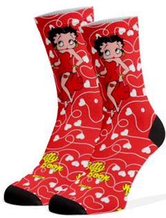 Meia Divertida e Colorida - Betty Boop