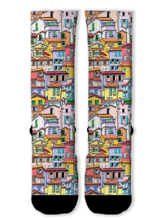 Meia Divertida e Colorida - Favela - comprar online