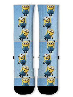 Meia Divertida e Colorida - Minions Caindo - comprar online