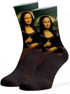 Meia Divertida e Colorida - Monalisa