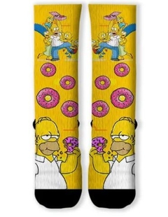 Meia Divertida e Colorida - Os Simpsons - comprar online