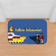 Tapete (capacho) Divertido e Decorativo Yellow Submarine