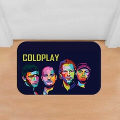 Tapete (capacho) Divertido e Decorativo Coldplay