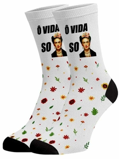 Meia Divertida e Colorida - Ô vida sô Frida - comprar online