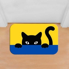 Tapete (capacho) Divertido e Decorativo - Gato escondido - comprar online