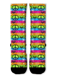Meia Divertida e Colorida - Woodstock Paz Color - comprar online