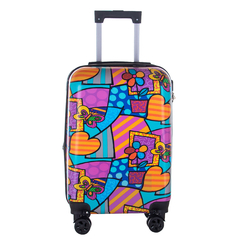 Set de 2 valijas Grande y Mediana con diseño estampado. - comprar online