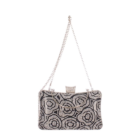 Cartera de mano plateada new arrivals