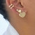 Piercing Fake Duplo Liso Folheado