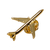 Pin Avião A330 Dourado