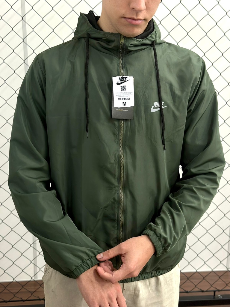 Corta Vento Nike - (Verde Militar) - Sanches Store