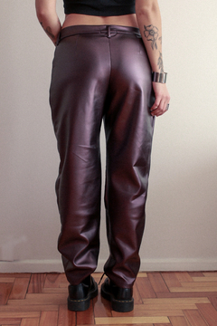 PANT METALIZADO RIRI/ PURPLE