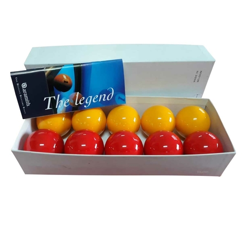 Jogo de Bolas de Bilhar Snooker Hyper Com 15 Bolas Númeradas + 1 Branca 54  Mm