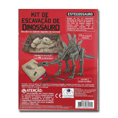 Kit de Escavação de Dinossauro - Estegossauro - Kidz Labs - 4M - loja online