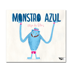 capa livro Monstro Azul Coleção Monstro Rosa Olga de Dios