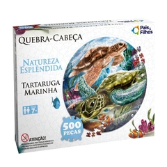 Kit Quebra-Cabeça Redondo 500 peças - Pais & Filhos - comprar online