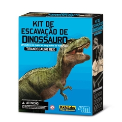 Kit de Escavação de Dinossauro - Tiranossauro Rex - KidzLabs - 4M