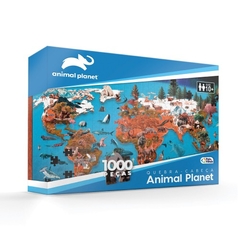 Quebra-Cabeça Planeta Animal 1000 peças - Pais & Filhos