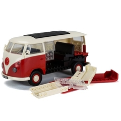 Blocos de Montar VW Kombi Quick Build Vermelha - Airfix - Consulado dos Brinquedos