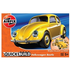 Blocos de Montar VW Fusca Amarelo Quick Build - Airfix - Consulado dos Brinquedos
