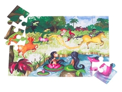 Quebra-Cabeça Gigante 36 peças Folclore Brasileiro - Araquarela - Consulado dos Brinquedos