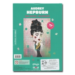 Montando Biografias: Audrey Hepburn + Quebra Cabeça 300 peças - Catapulta - Consulado dos Brinquedos