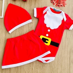 Conjunto Bebê Mamãe Noel 3 Peças Suedine - comprar online