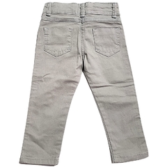 Calça Infantil Menino Skinny em Sarja Cor Cinza 2-3 anos - comprar online