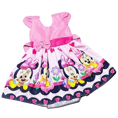 Vestido da Minnie Bebê Luxo Festa Temático Baby 6-18 meses na internet