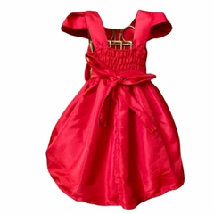 Vestido Infantil Junino Vermelho Tam: 2/12 anos na internet