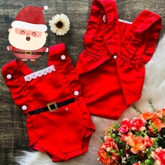 Romper Bebê Bolinha Natal Mamãe Noel Tam: 1/3 Meses - comprar online