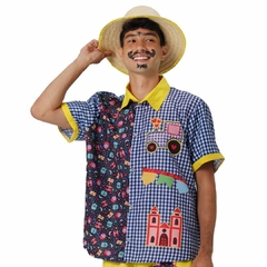 Camisa Masculina Junina de Luxo, Zezão Junino São João - comprar online