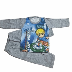 Conjunto de Frio Inf. Moletinho Menino na BikeTam:1/8 anos - Sarokinha Moda Infantil