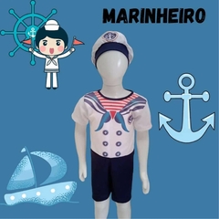 Fantasia Infantil Marinheiro: Uma Aventura Náutica que Toca Corações! - comprar online