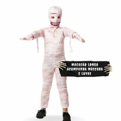 Fantasia Infantil Luxo Múmia Tarin Halloween - comprar online