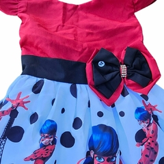 Vestido de Luxo Infantil da Menina Bolinha Heroína na internet