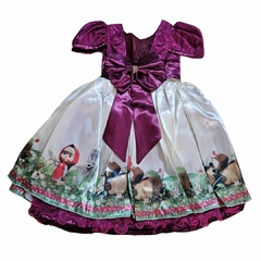 Vestido Infantil Mega Luxo Menina Travessa Festa Baile Folia - Sarokinha Moda Infantil