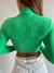 Cropped juliana - Verde Folha - ref: 165 - loja online