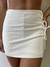 Shorts saia Canelado Lateral Branco Ref: 161 - comprar online